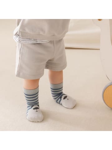 MUNADUNA 5er-Pack Bodensocken mit niedlichem Hühner-Motiv
