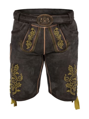 MADDOX Lederhose UTZ in braun