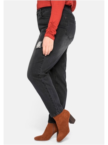 sheego Mom-Jeans in black Denim