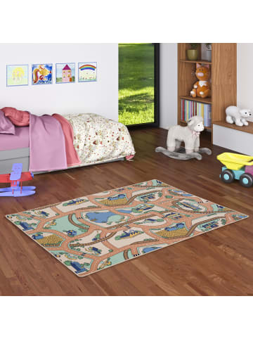 Snapstyle Kinder Straßenteppich in beige