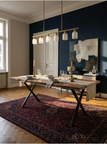 KADIMA DESIGN Esszimmertisch 200x100x76 cm Massivholz / Metall Esstisch