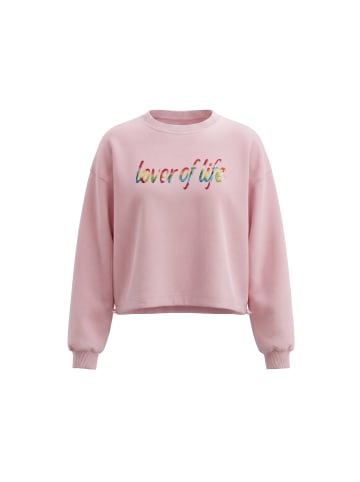 IZIA Women Sweatshirt in Light Rose