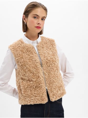 OPUS Weste Wahida in camel - 0001