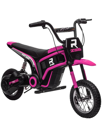 HOMCOM 24V 350W Motor Kinder Elektromotorrad Rosa