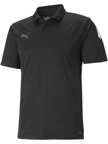 Puma Polo "TeamLIGA Sideline Polo" in Schwarz