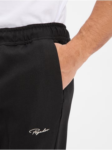 PEGADOR Hose Tapert in schwarz