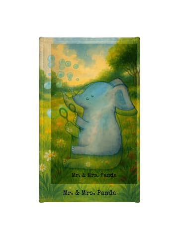 Mr. & Mrs. Panda handtuch gäste wc Elefant Seifenblasen Design o... in Weiß