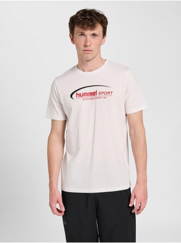 Hummel T-Shirt Hmlpulse Lebensstil Herren in WHITE/RED