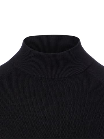 Nils Sundström Strickpullover in schwarz - 0001