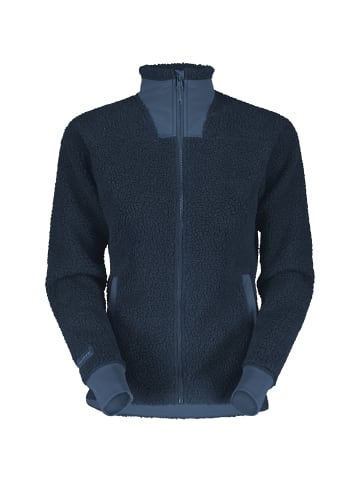 SCOTT W DEFINED HERITAGE PILE JACKET in Blau