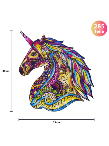 Woody Puzzles Woody Puzzles - Magic Unicorn (285 Teile) in bunt