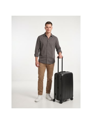 Police New York 4 Rollen Trolley M 62 cm mit Dehnfalte black