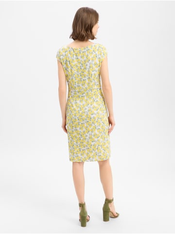 Ambiance Kleid in gelb weiß - 0001