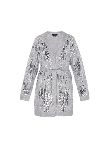 faina Women Cardigan in light grey