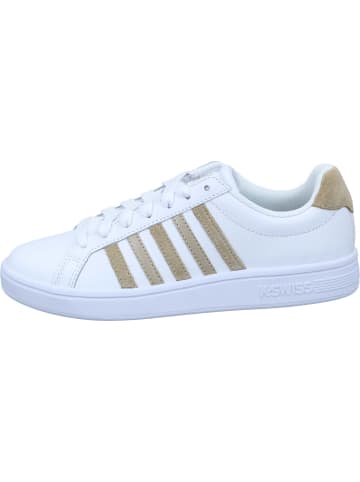K-SWISS Schnürschuhe, Sneakers Low in white/cornstalk/metallic