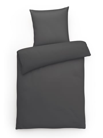 Carpe Sonno Interlock-Jersey Bettwäsche-Set in Grau