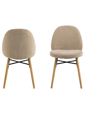 ebuy24 Esszimmerstuhl Sophia Beige 2er Set