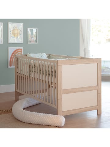 roba Babybett Momo 70 x 140 cm - cashmere/Eiche