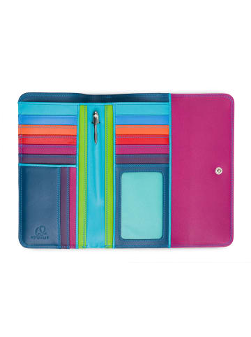 MYWALIT Tri-fold Zip Wallet Geldbörse Leder 17 cm in liguria
