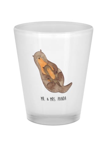 Mr. & Mrs. Panda Schnapsbecher Otter Kind ohne Spruch in Transparent