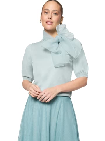 Zero  Pullover mit Schleife in Silver Blue