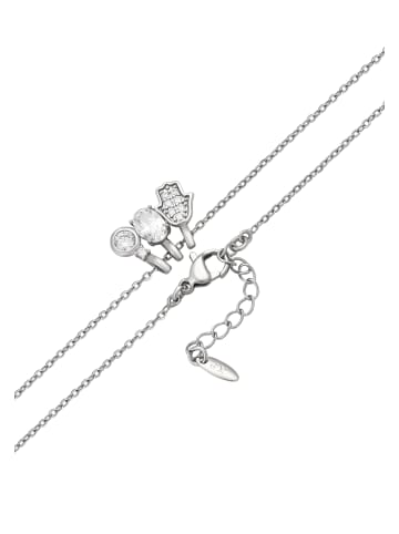 faina Women Chain Necklace With Pendants in Silver