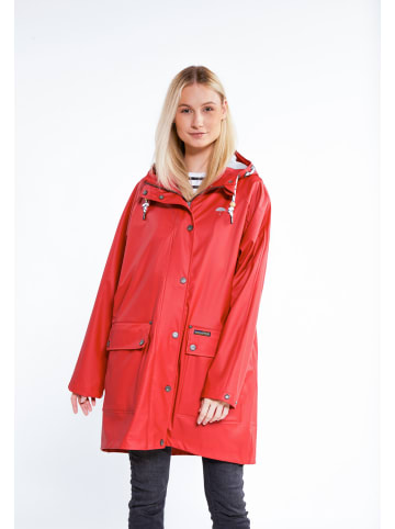 Schmuddelwedda Oversized Regenmantel in Rot