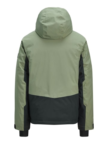 JACK & JONES Junior Jacke 'Alpes Ski' in grün