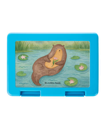Mr. & Mrs. Panda Essensbox Otter Seerose Design ohne Spruch in Weiß