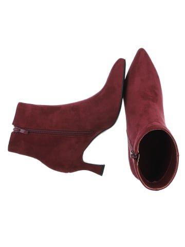 Ital-Design High Heel in Weinrot