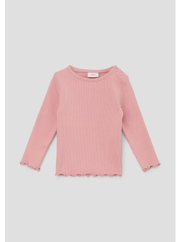 S. Oliver T-Shirt langarm in Pink