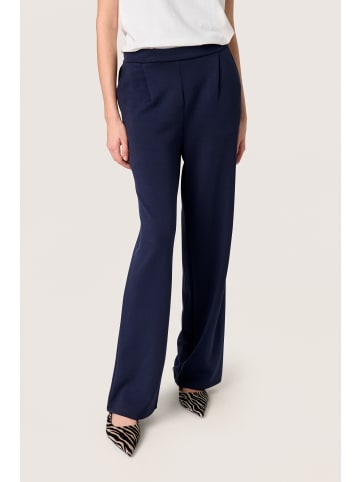 Soaked in Luxury SLEllan Pants Regular fit in Night Sky
