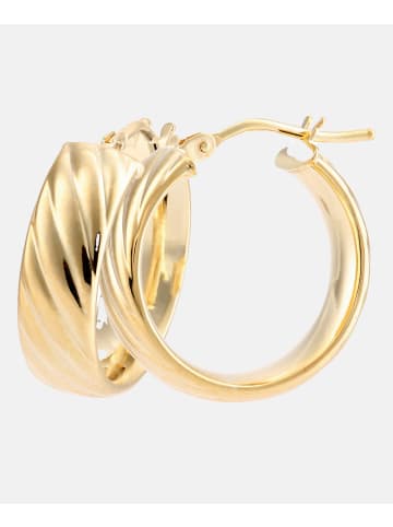 Vanlere Creolen aus 375 Gelbgold