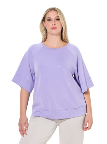 Ulla Popken Sweatshirt in lavendel