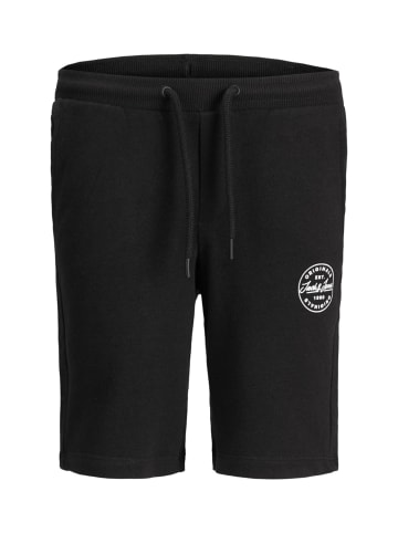 Jack & Jones Shorts 'Shark Sweat' in schwarz