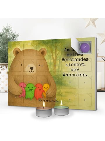 Mr. & Mrs. Panda Duftkerzen Adventskalender Bär Gefühl Design mi... in Weiß