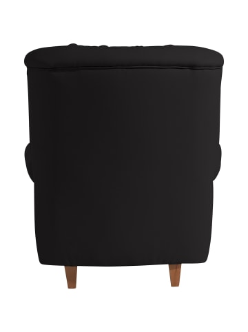 others HOCHLEHNSESSEL Katrin Bezug Kunstleder Buche natur / schwarz