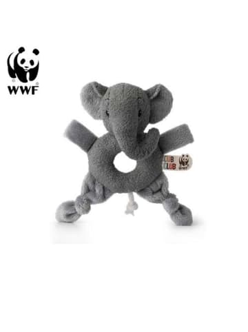 WWF Cub Club - Greifring Ebu der Elefant (15cm) in grau