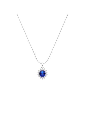 Lucardi 925 Silber Halskette  Oval