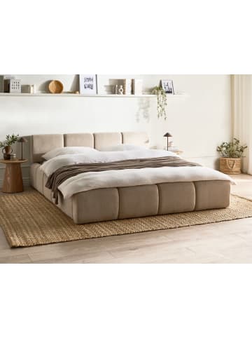 Beliani 2-tlg Doppelbett ORVILLE in Beige