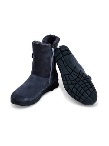 VITAFORM Veloursleder Stiefeletten in jeansblau