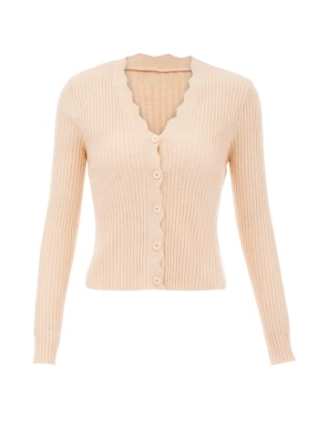iparo Damen Strickjacke in Beige
