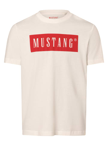 Mustang T-Shirt Austin in ecru