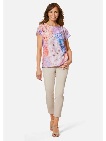 GOLDNER Stretchhose LOUISA, dehnbar & mit Taschen in stein