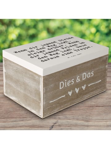 Mr. & Mrs. Panda Box Spruch Stolpersteine im Alltag meistern mit... in Weiß