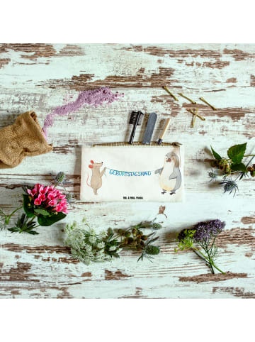 Mr. & Mrs. Panda Mäppchen Maus Pinguin Geburtstag ohne Spruch in Weiß