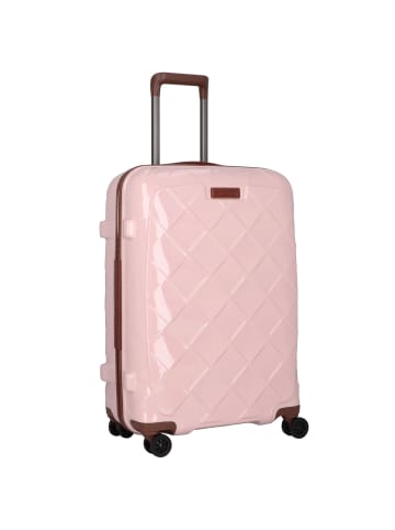 Stratic Leather & More 4-Rollen Trolley 65 cm in rose