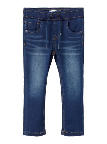 name it Schlupfjeans in dark blue denim