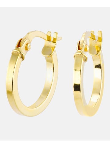 Vanlere Creolen aus 375 Gelbgold