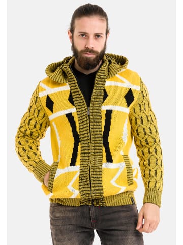 Cipo & Baxx Strickjacke in YELLOW